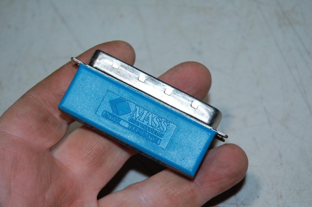 Vintage MASS Microsystems Active Terminator Adapter