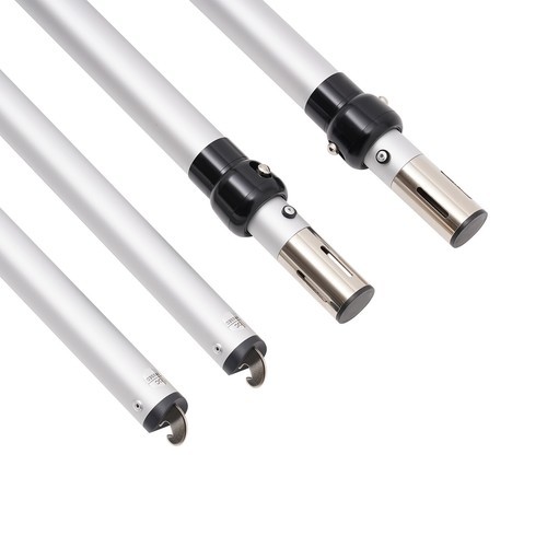 DOUBLE CROSS BAR ADJUSTABLE QUICK BACKDROP KIT 10 FT x 10 FT PIPE WITHOUT DRAPE