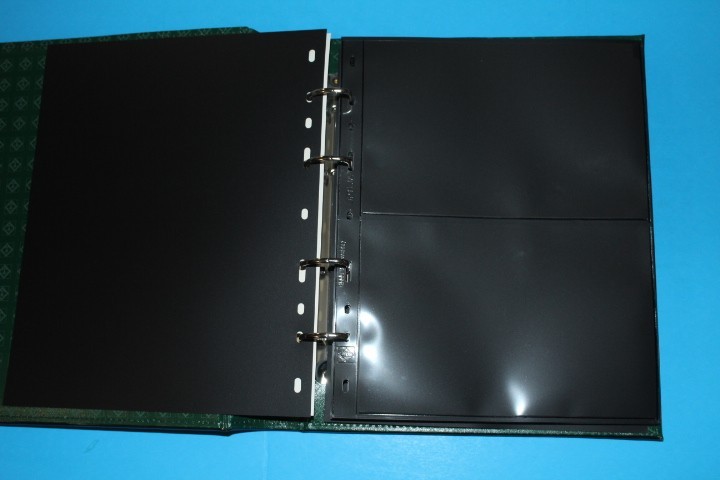 Lighthouse Classic Vario 4 Ring binder w pages Dark Green BlueLakeStamps SUPER