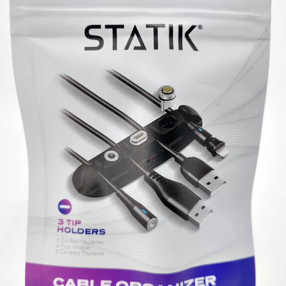 Statik Cable Organizer With Magnetic Tip Holder
