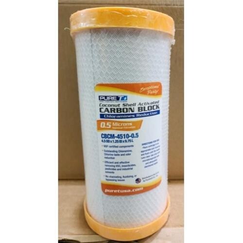 PURE Chloramines (ChloraShield) Reduction Carbon Filter / 0.5 micron