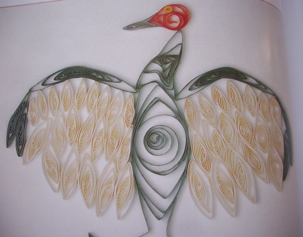 Popular Quilling patterns & instruction Christmas Crane flowers