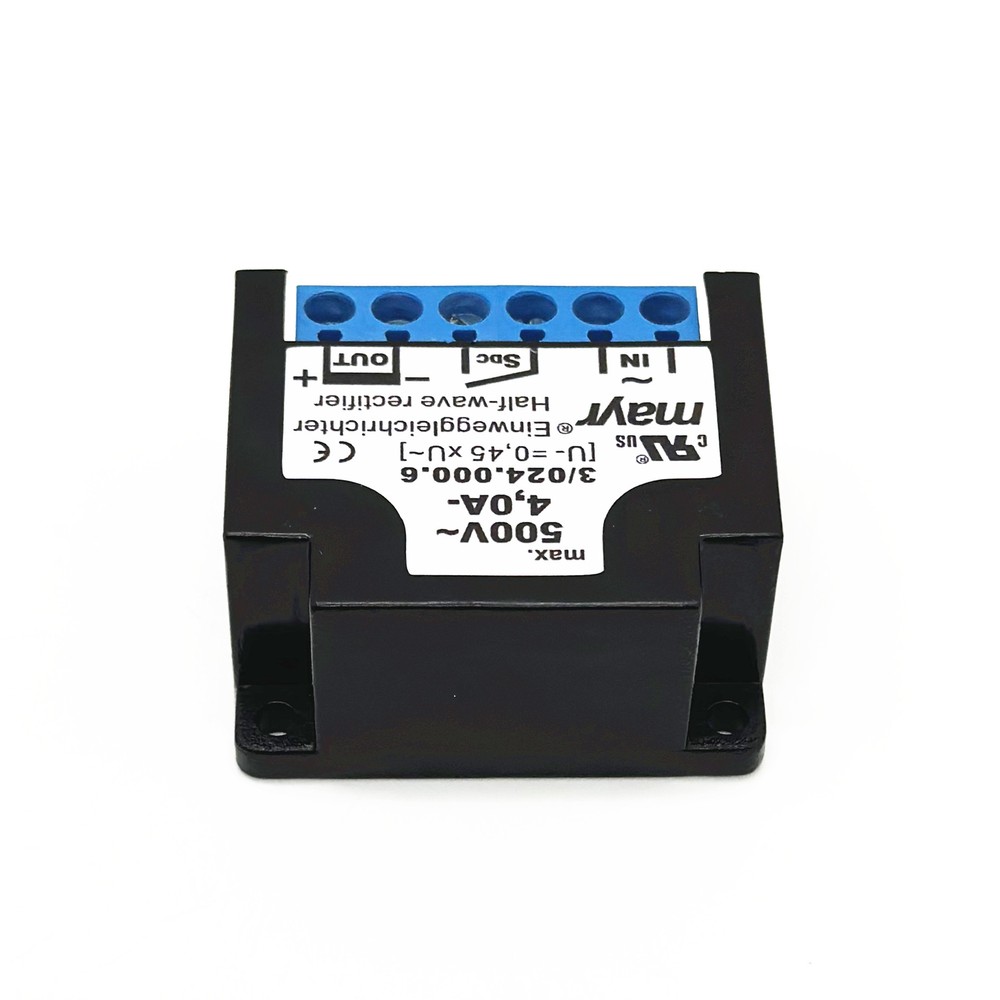 mayr Einweggleichrichter 3/024.000.6 max 500V~4,0A- half-wave rectifier module