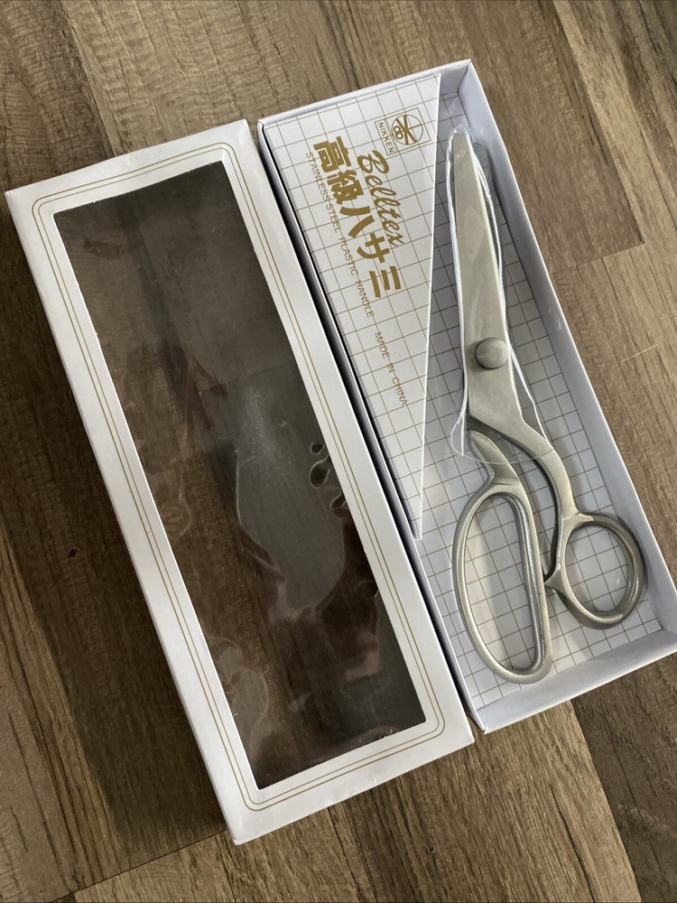 8" Pinking Shears Stainless Steel Scissors Zig Zag Pattern Sharp Edges/az