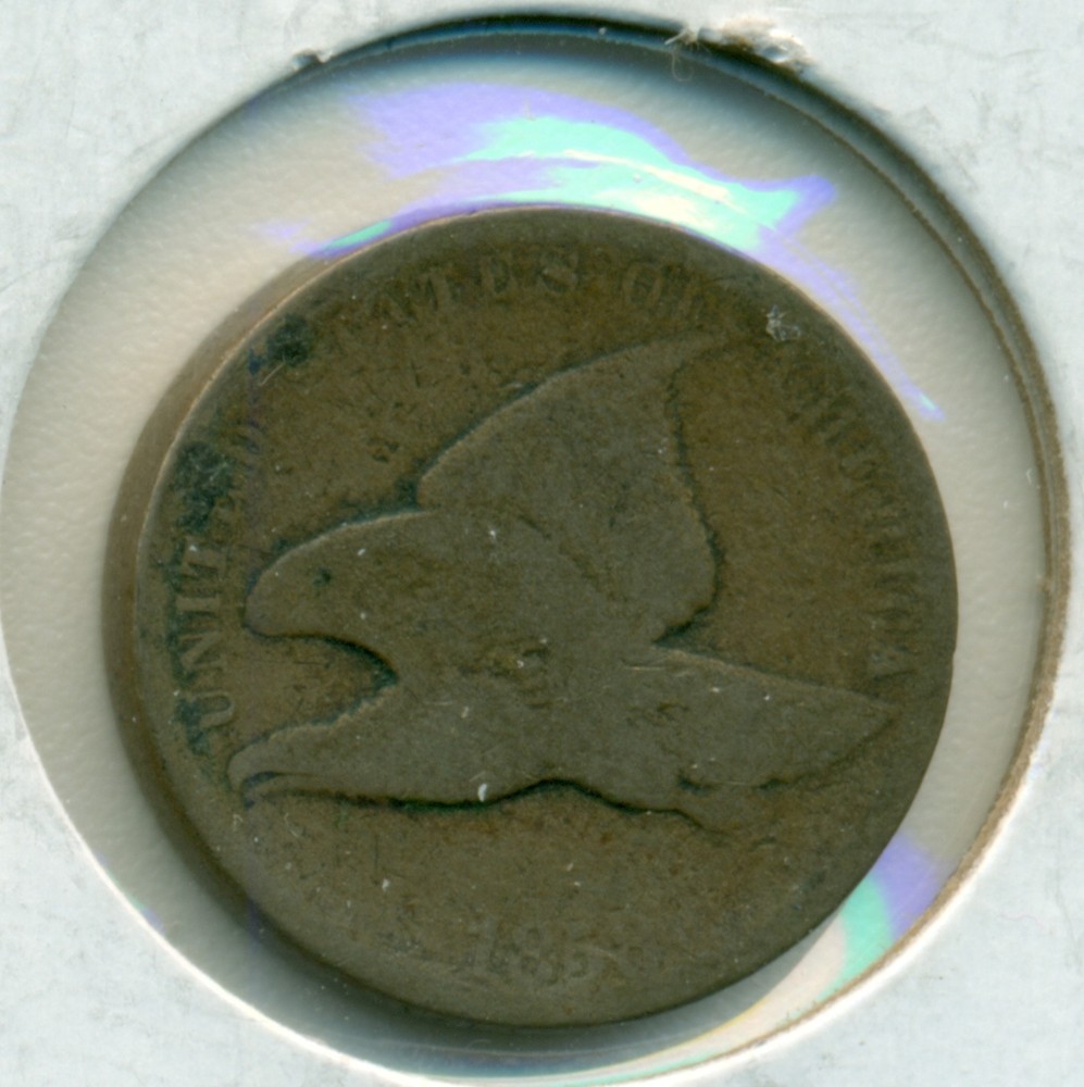 1858 SL FLYING EAGLE CENT, GOOD, GREAT PRICE!