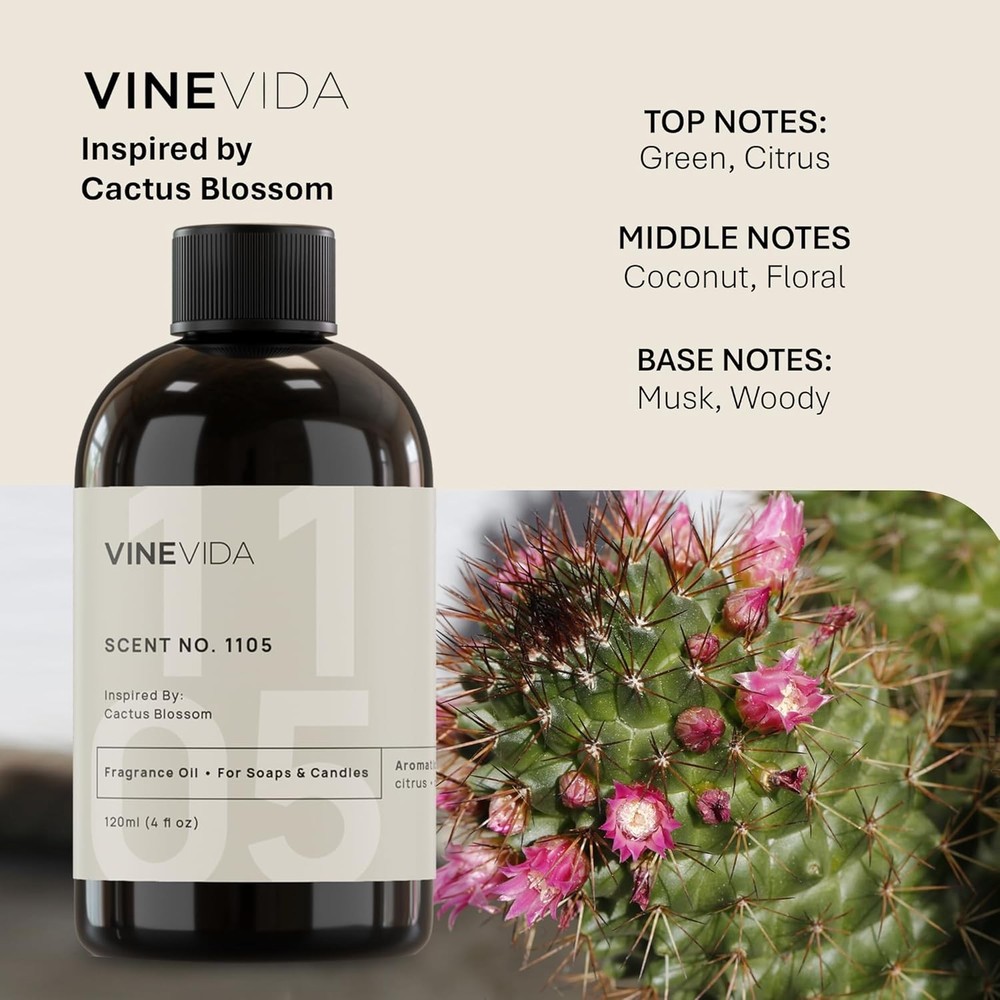 [4 oz] Cactus Flower Scented Essential Oil (For Candle Making)