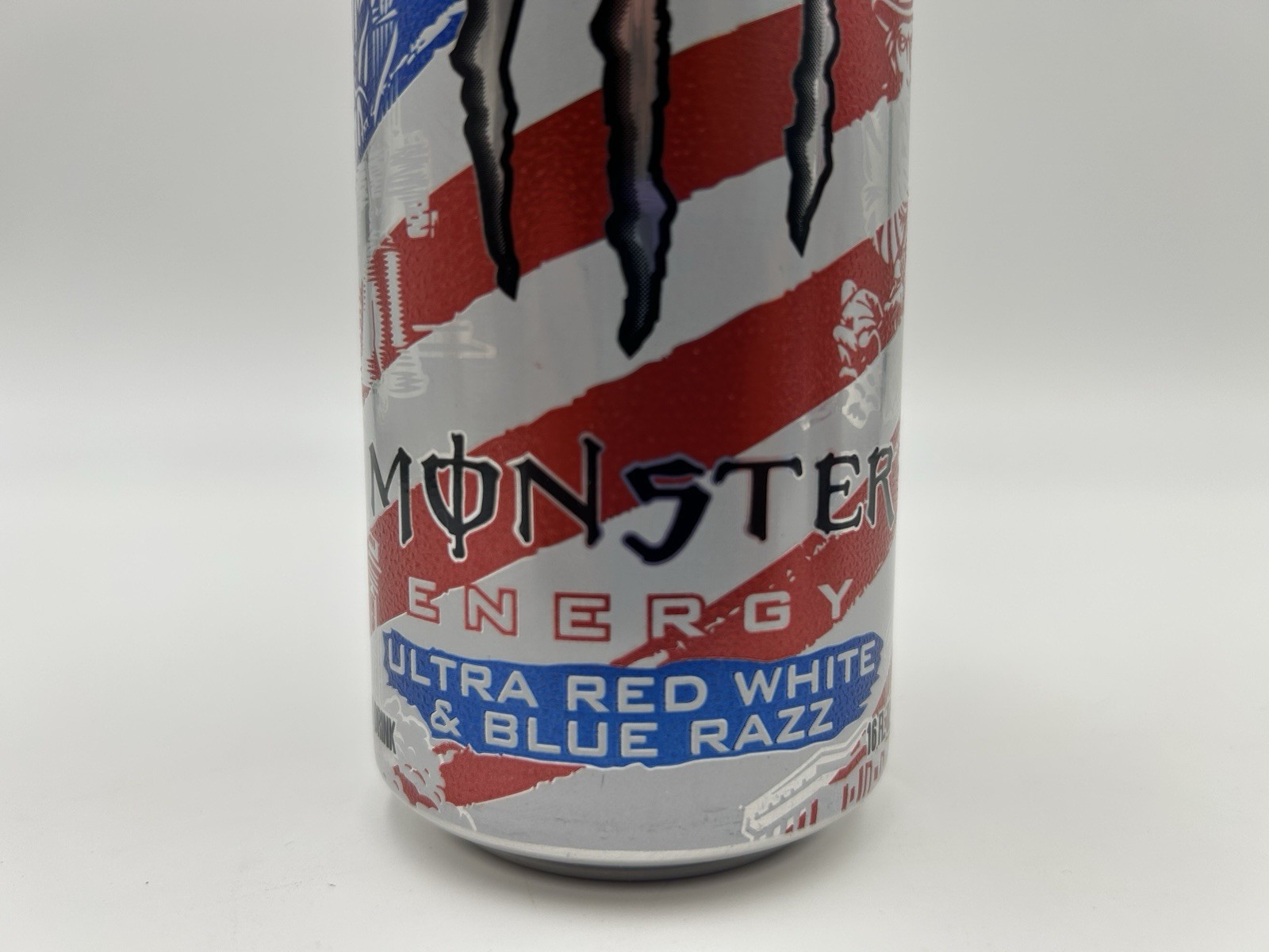 2 New Ultra Red White & Blue Monster Energy Exclusive Unopened Cans Ships FREE