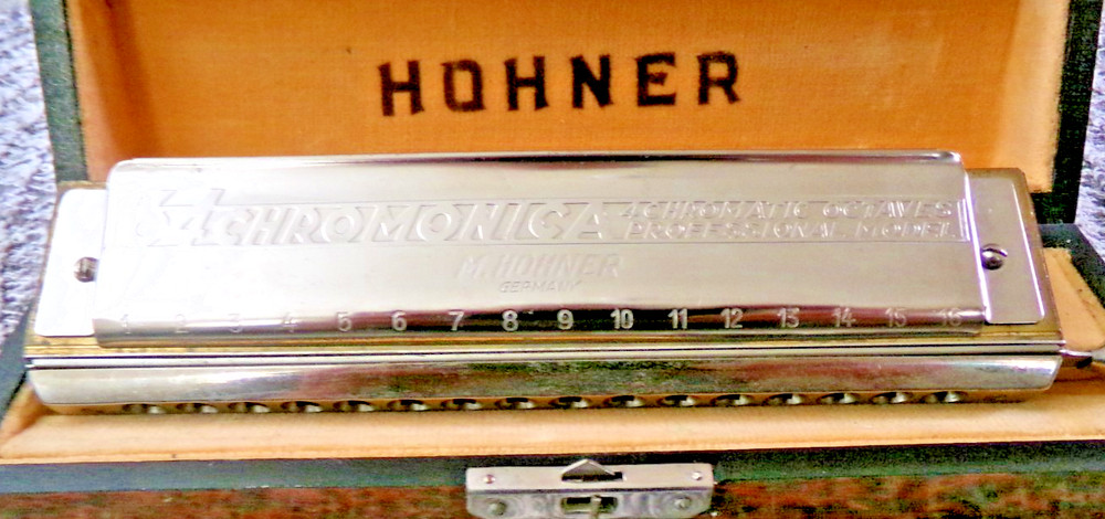M. Hohner 64 Chromonica Professional Model, 4 Octave (Model 280) VF condition.