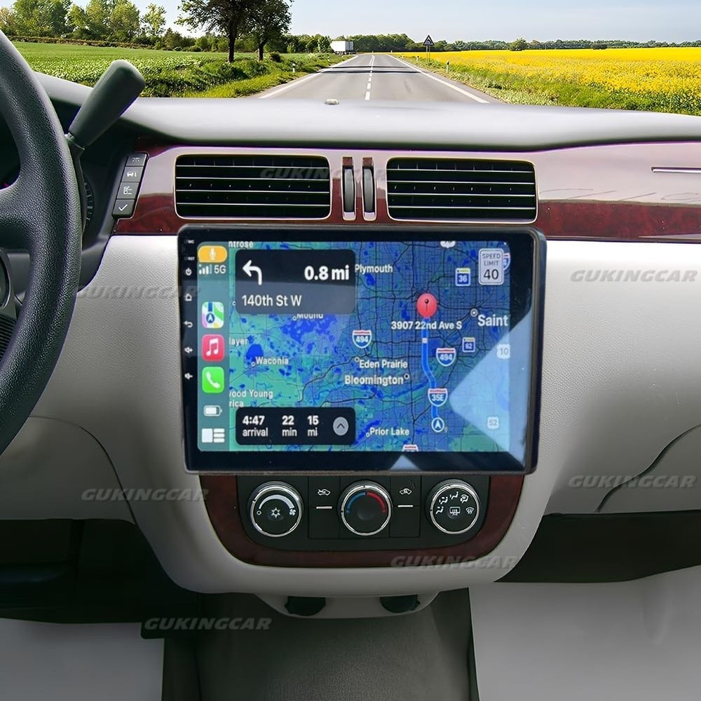 For Chevrolet Impala 2006-2012 Android13 Carplay Car Stereo Radio GPS 4+64GB