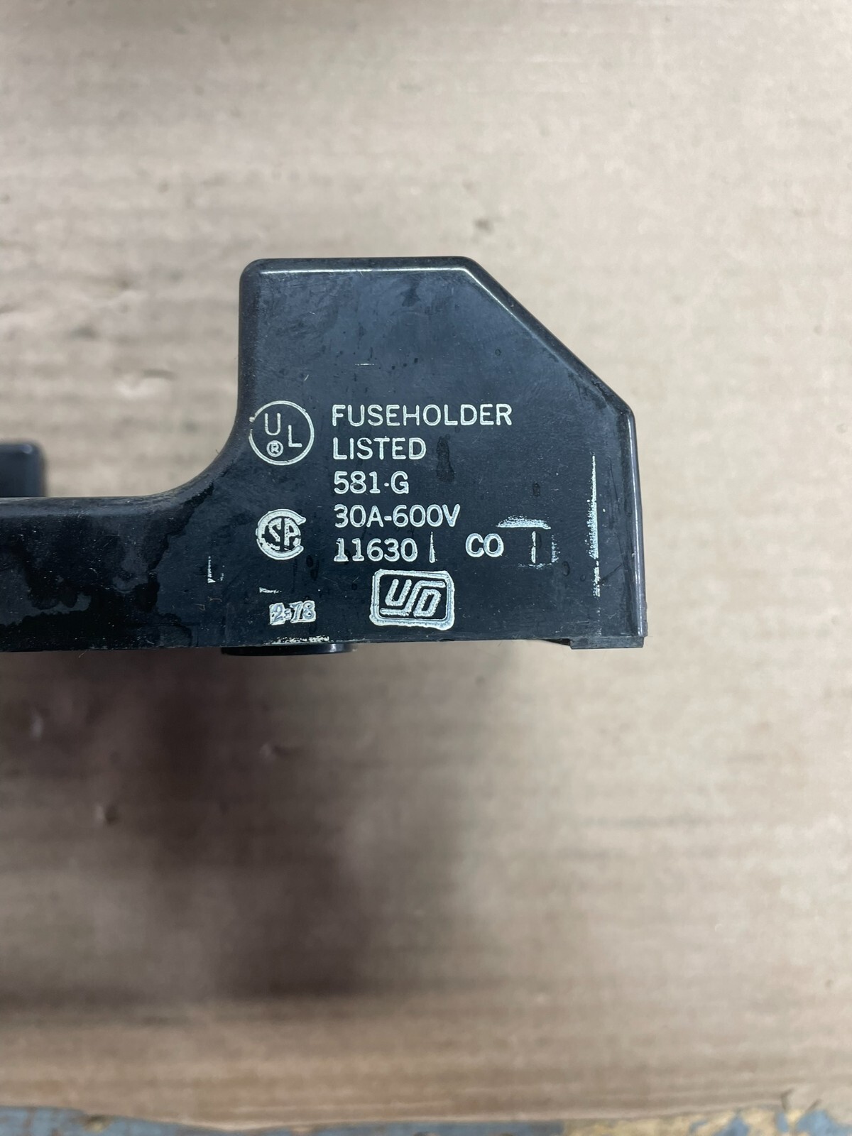 USD 11630 30A 600V 3 POLE FUSE HOLDER