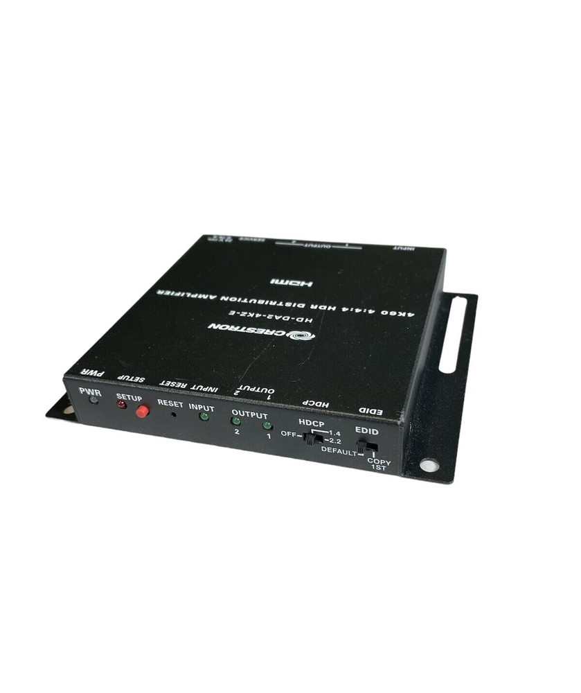 Crestron HD-DA2-4KZ-E 4K60 HDR Distribution Amplifier *W/ Power Supply*