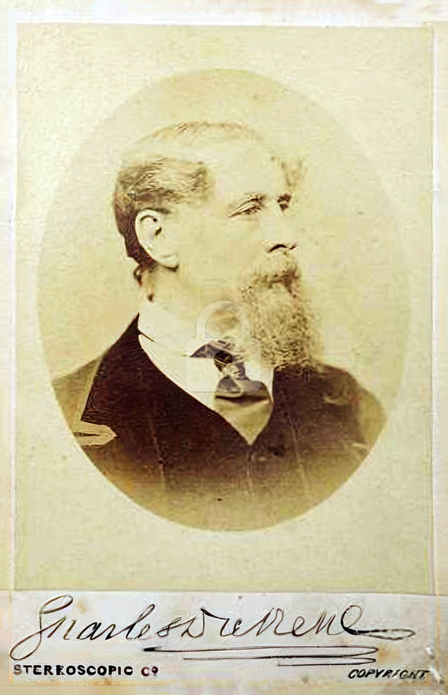 Charles Dickens Signed Autograph RPPC Photo Postcard COPY