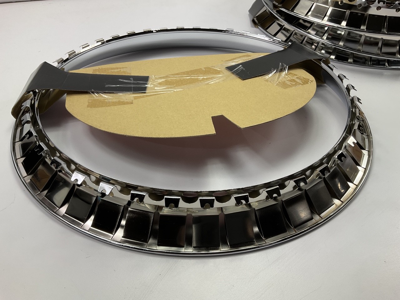 4 NEW 15" CHROME PLATED Steel Wheel Trim Rings Beauty Rims - SET OF 4 PCS 48889