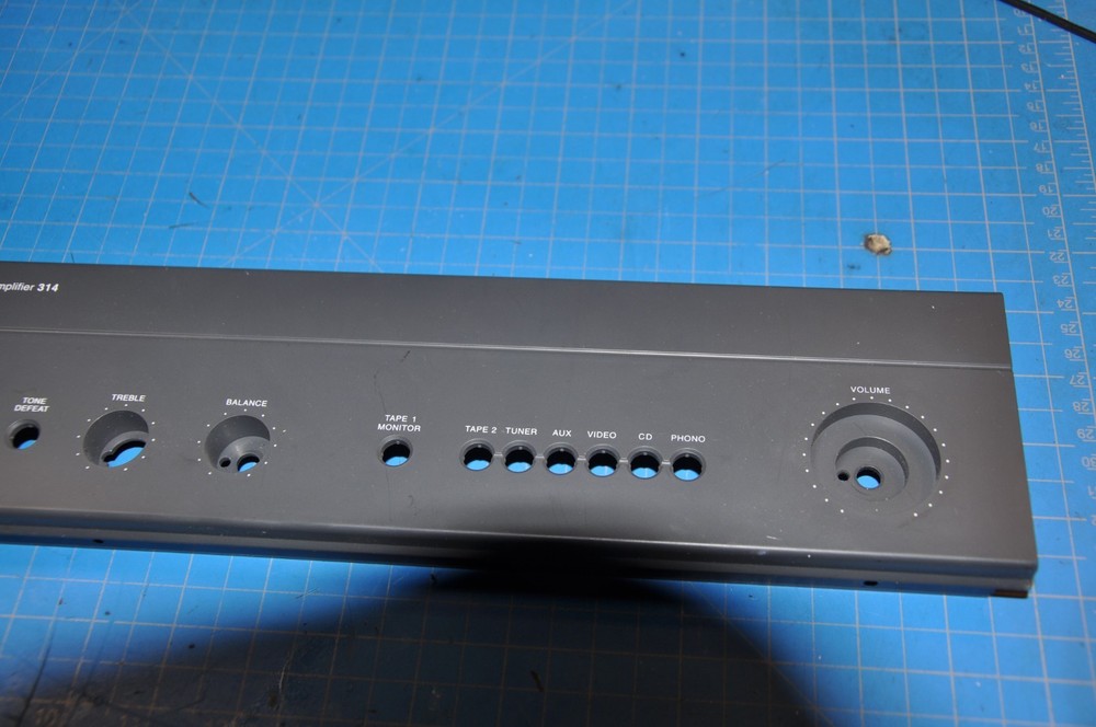 NAD 314 Integrated Amplifier Replacement Parts Front Face Plate Panel