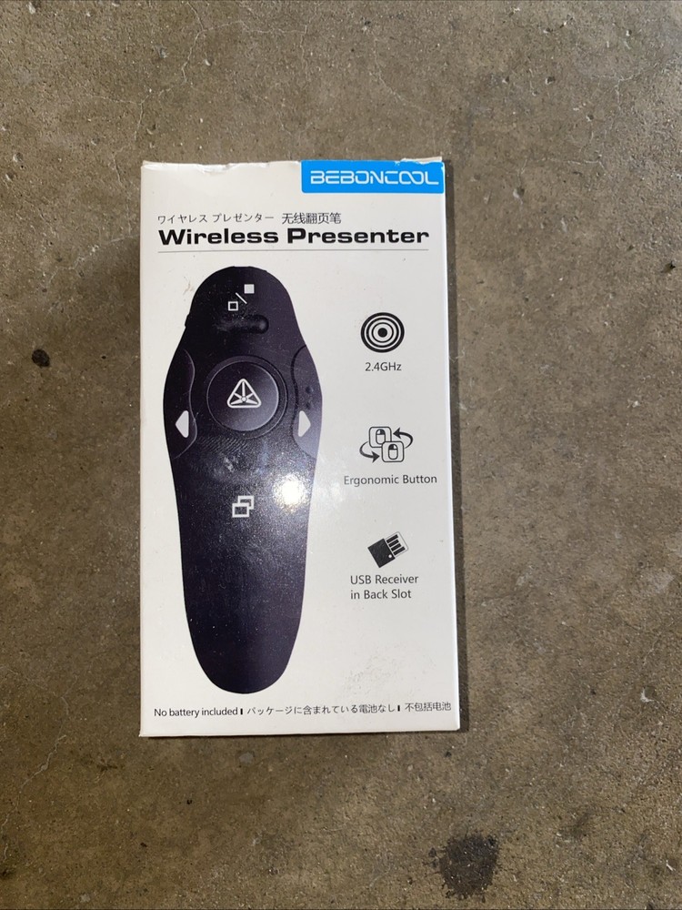 Beboncool Wireless Presenter Model D100, 2.4 GHz