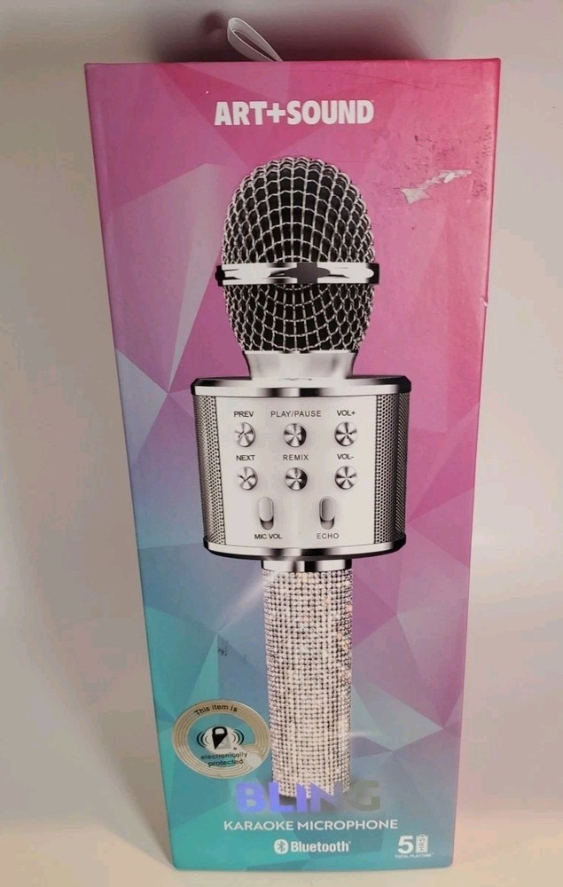 Bluetooth Glitter Karaoke Microphone-brand New
