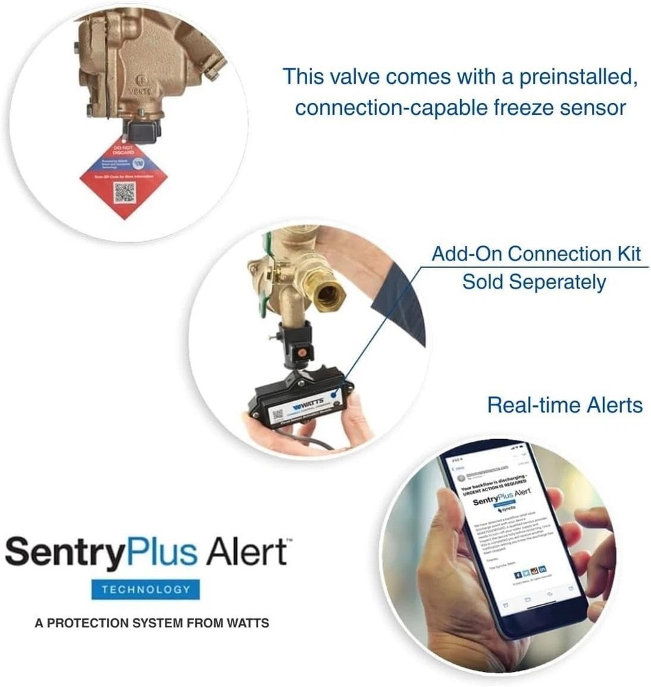 Industrial Grade Backflow Preventer with SentryPlus Alert
