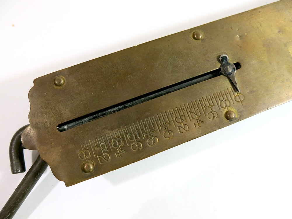 Antique Landers Improved Hanging Spring Balance Scale 80lb