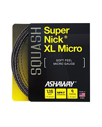 Ashaway SUPERNICK XL Micro Squash String Set