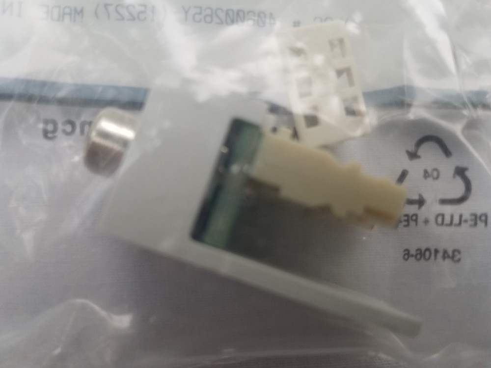 CJRRWH Panduit RCA Punchdown Module Mini-Com White with Red Insert