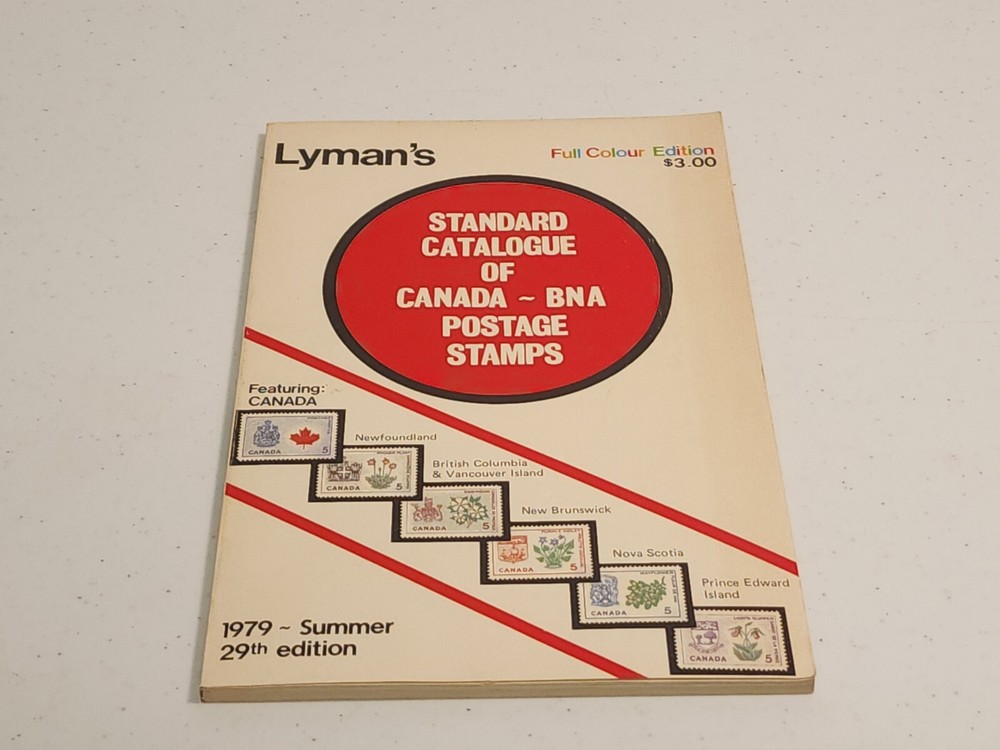 The Lyman Standard Catalogue of Canada BNA Postage Stamps 1979 Full Color ED.
