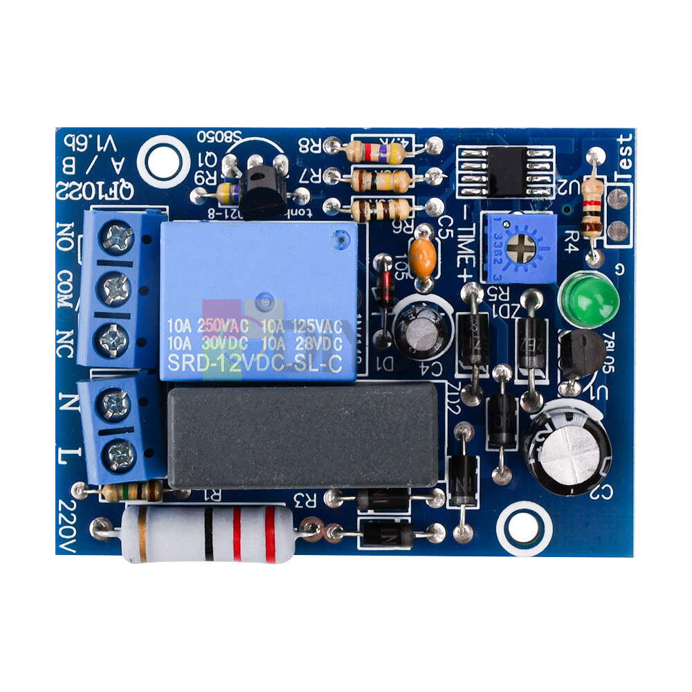 AC220V 0.8W Timing Turn On/Off Timer Delay Switch Board Adjustable Relay Module