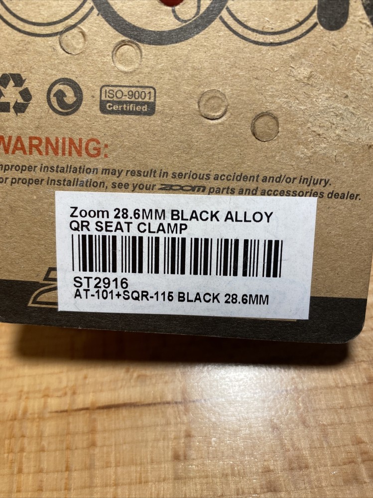 Zoom 28.6mm Quick Release Seat Post Clamp