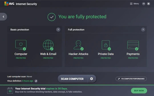 AVG Ultimate Windows VPN AntiTrack Tuneup Security 1 Device 1 Year SENT BY EMAIL