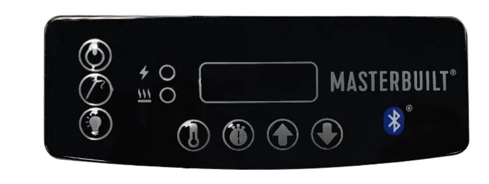 NEW OVERLAY: COMPARE MASTERBUILT CONTROL PANEL 9907170120 OVERLAY ONLY
