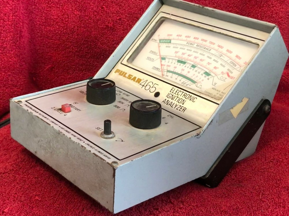 PEERLESS INSTRUMENT PULSAR 465 ELECTRONIC IGNITION ANALYZER VINTAGE