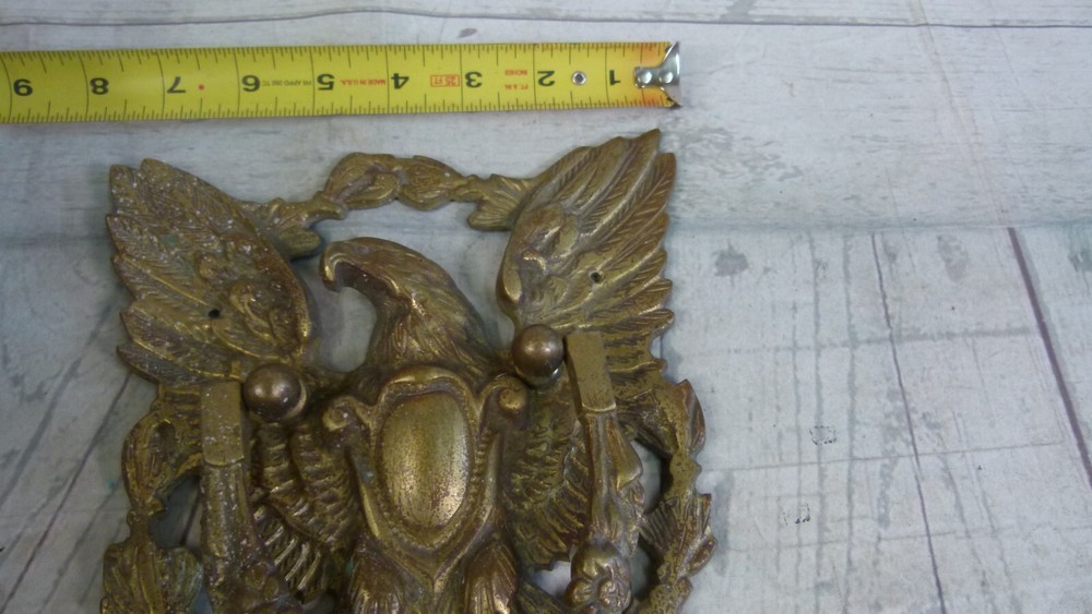 Vintage Spread Wing Eagle ? Solid Brass ? Door Knocker