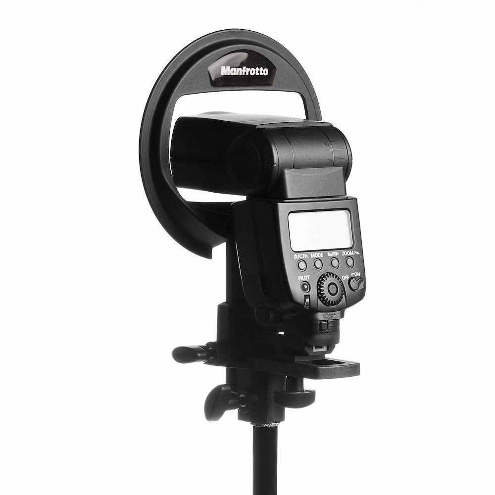 Manfrotto Ezybox Hotshoe Bracket (with standard flash mount)