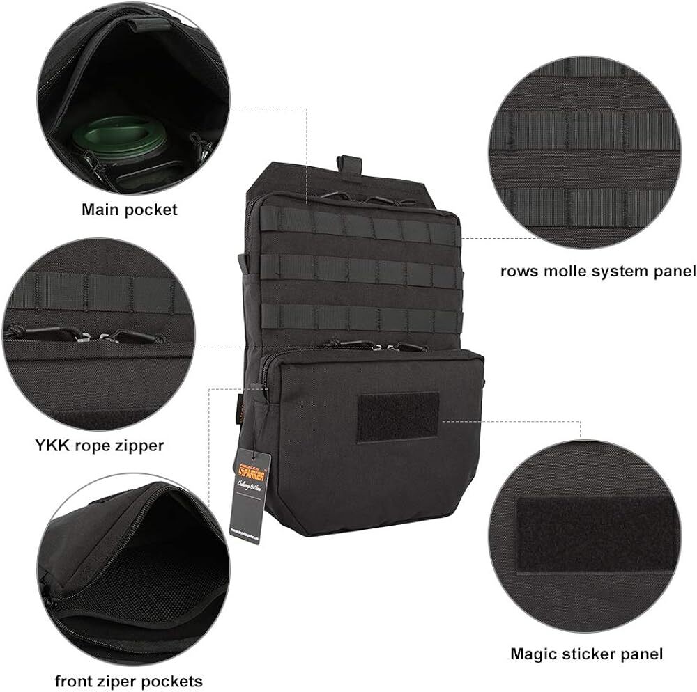 Tactical Molle Hydration Pack Mobility Water Bladder Hydration Carrier Backpack