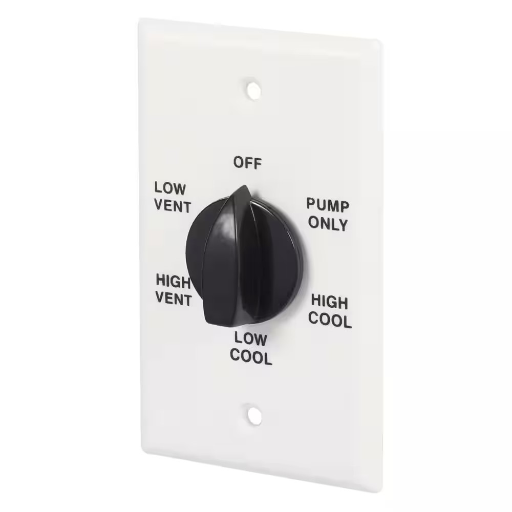 6-Position Evaporative Cooler Wall Switch