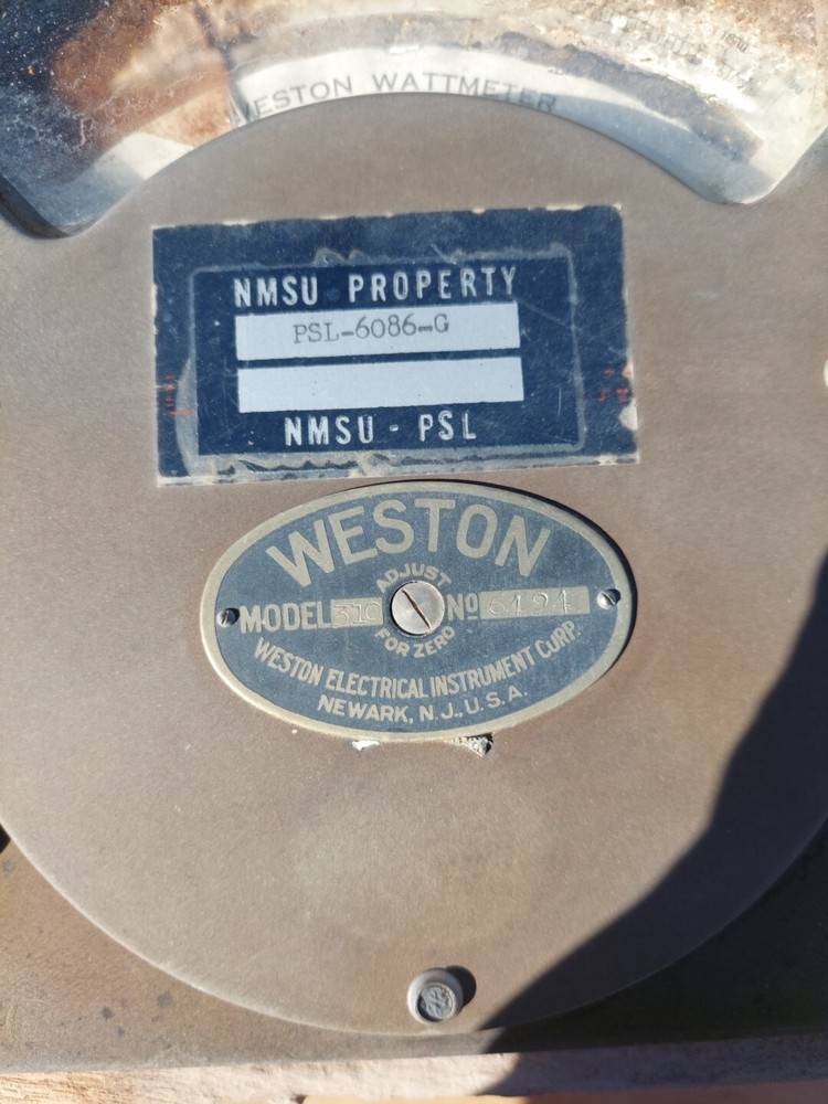 Weston 310 wattmeter