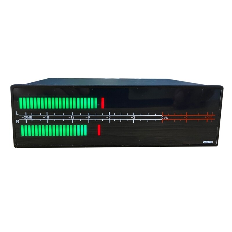 2CH Music Spectrum Analyzer Spectrum Visualizer 2x56bit Color LED Display