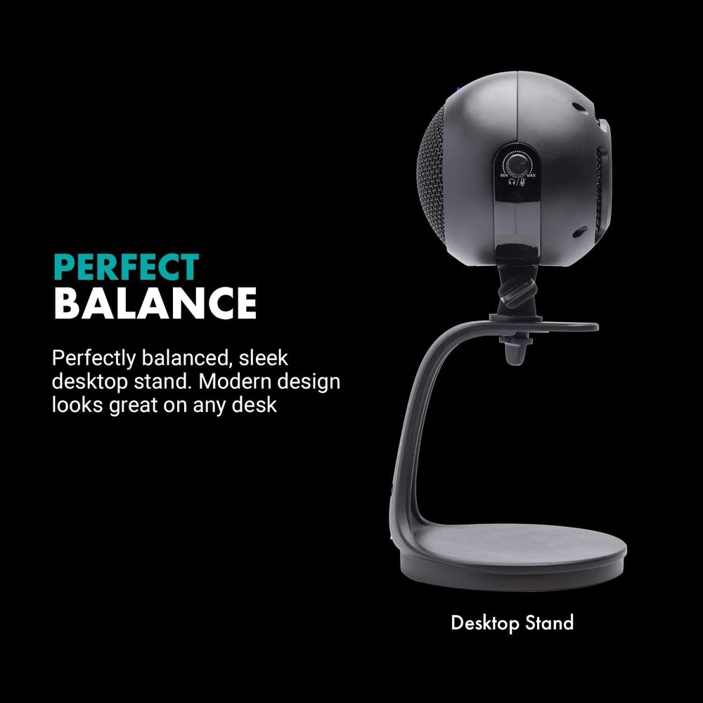 Cardioid USB Desktop Microphone - Versatile for Streaming, Gaming & Conferencing
