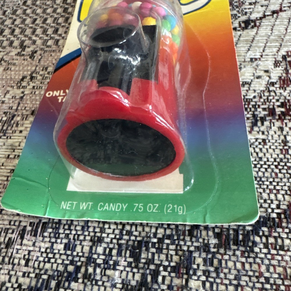 Vintage Carousel MINI GUMBALL MACHINE Candy Container 3.5” NIP