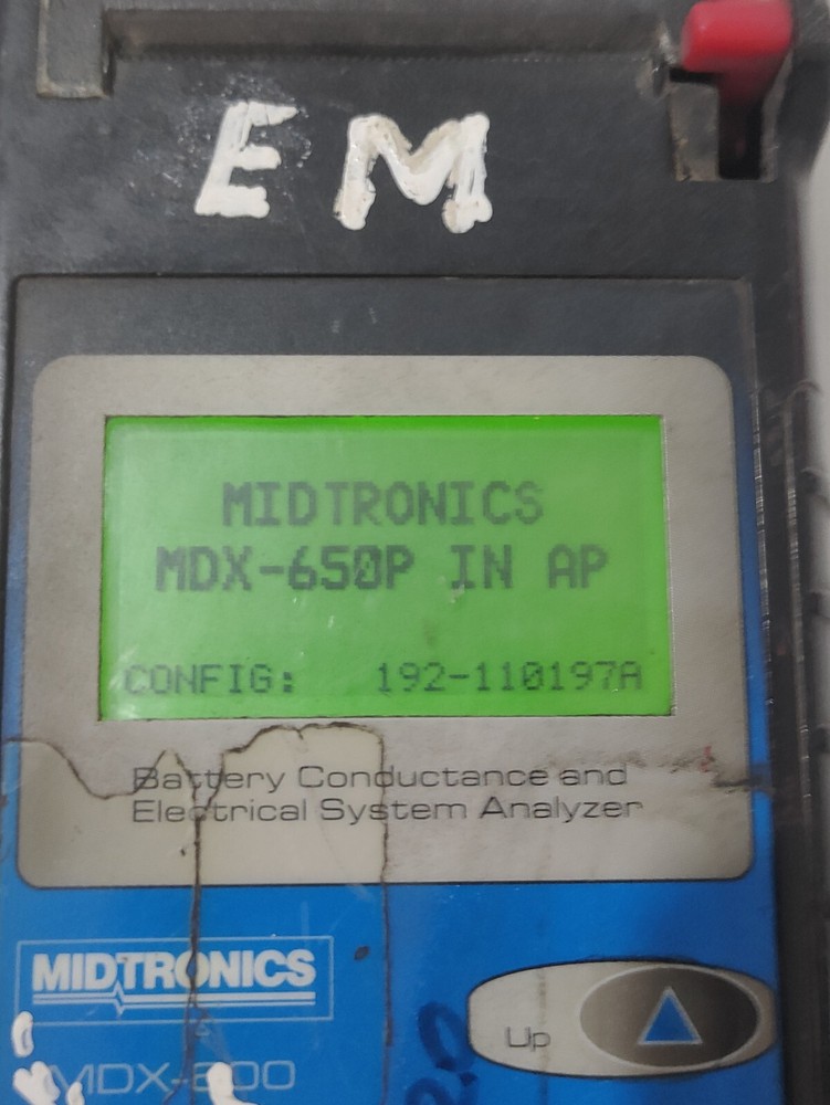 Midtronics MDX-650P SOH 6 & 12V Digital Battery/Electrical System Analyzer