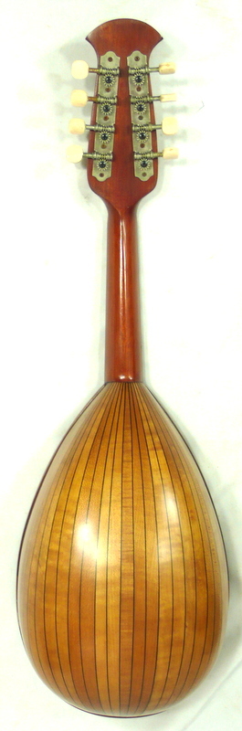 Japan Suzuki No.210 bowlback solid Spruce & Maple Mandolin, hard case, OJMN134