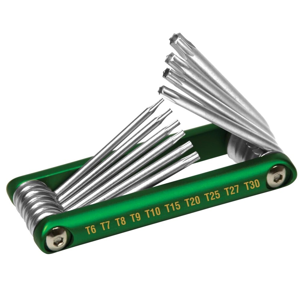 Performance Tool W9134 10pc Alum. Folding Star Hex Key (20147)