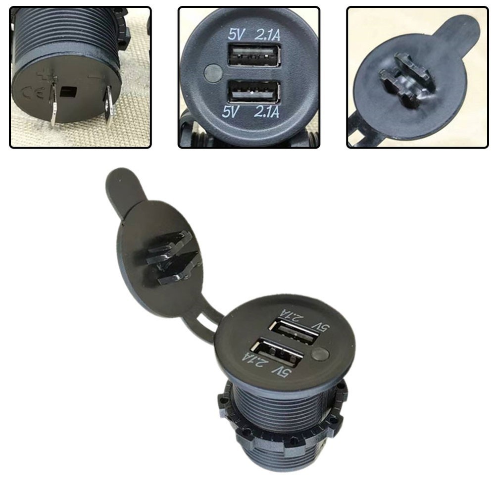 1 Pcs DC 12V CBE C-Line Dual Double USB Socket Module Charger Campervan Caravan