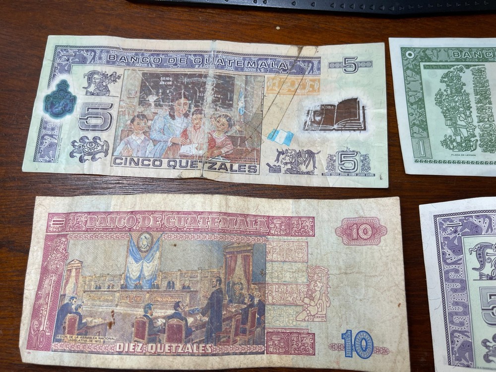 Guatemala 6 Banknotes Lot
