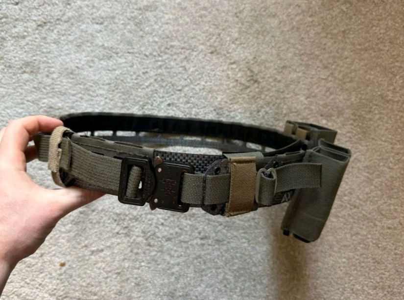 AXL Advanced Eclipse Battle Belt-MEDIUM 34"-37"- ranger green