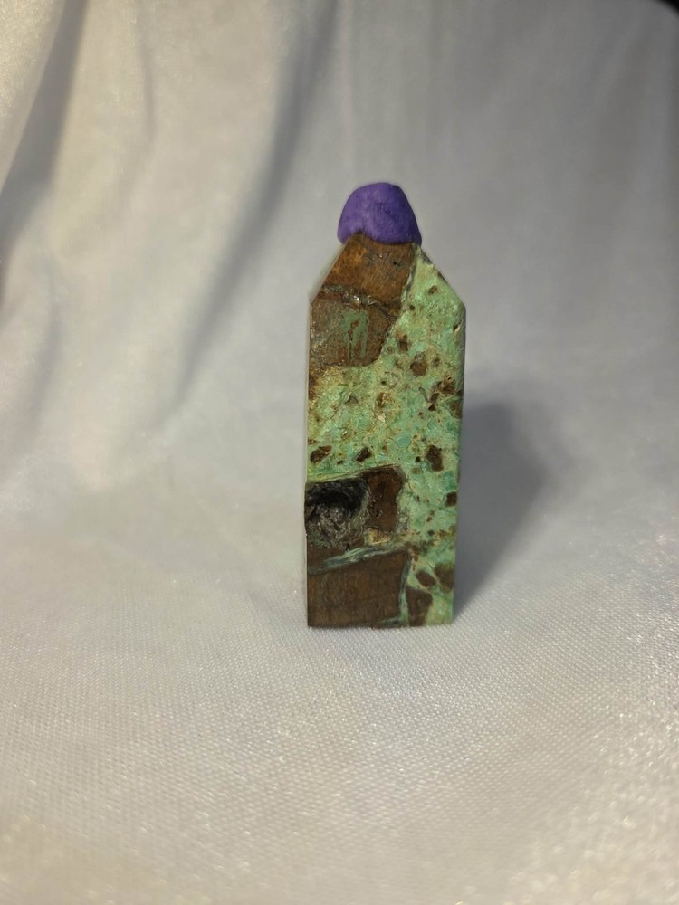 Crysoprase tower 2.4" tall x 1.2"