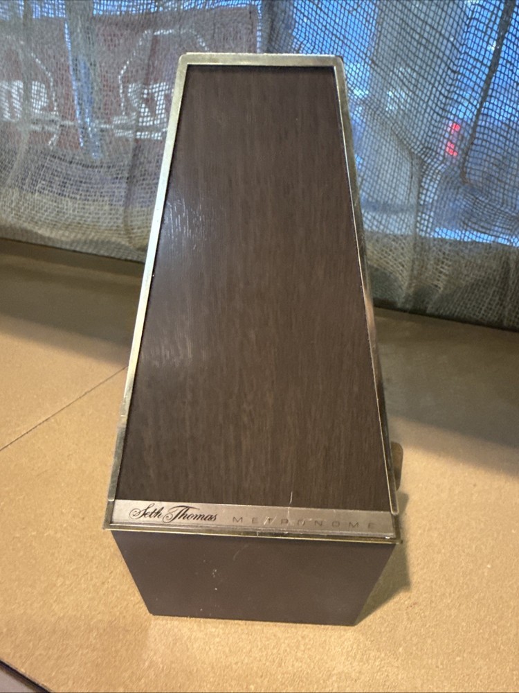 Seth Thomas 1104A Conductor Metronome Working Plastic Wind-up