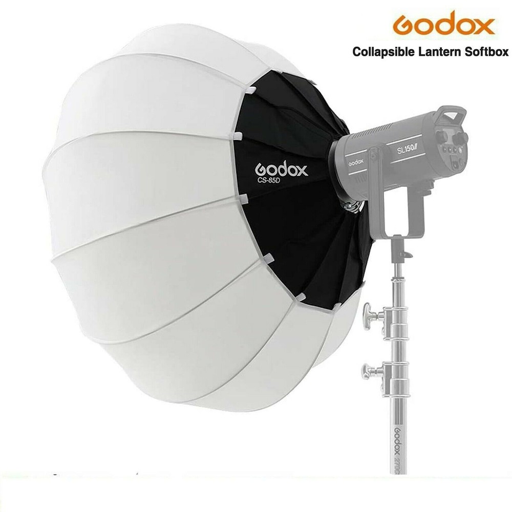 2Pcs Godox CS-85D 85cm Bowens Mount Collapsible Lantern Softbox For Studio Light