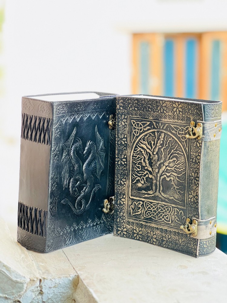Dragon Handcrafted Leather Journal Proteter leather