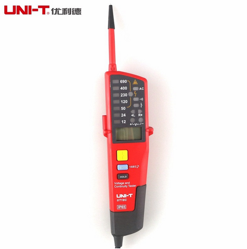 UNI-T UT18C Voltage Continuity Tester Polarity Detector Phase Rotation RCD Test