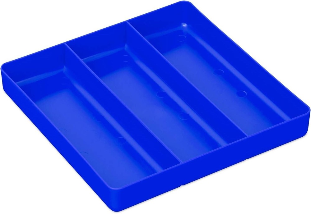 Ernst 5023 Three Compartment Organizer Tray-Blue